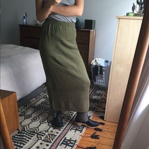 Vintage Maxi Knit Skirt